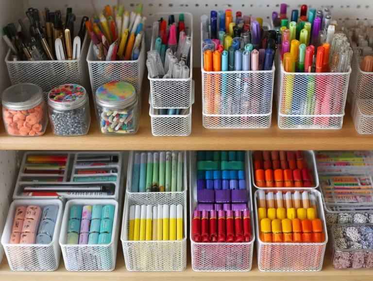 Organization Hacks Using Dollar Store Finds