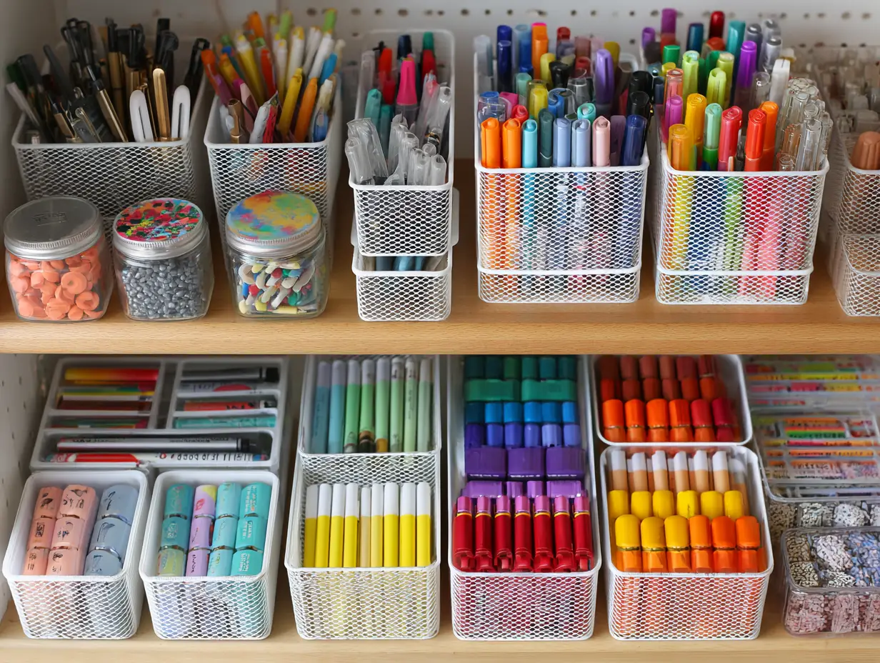 Organization Hacks Using Dollar Store Finds
