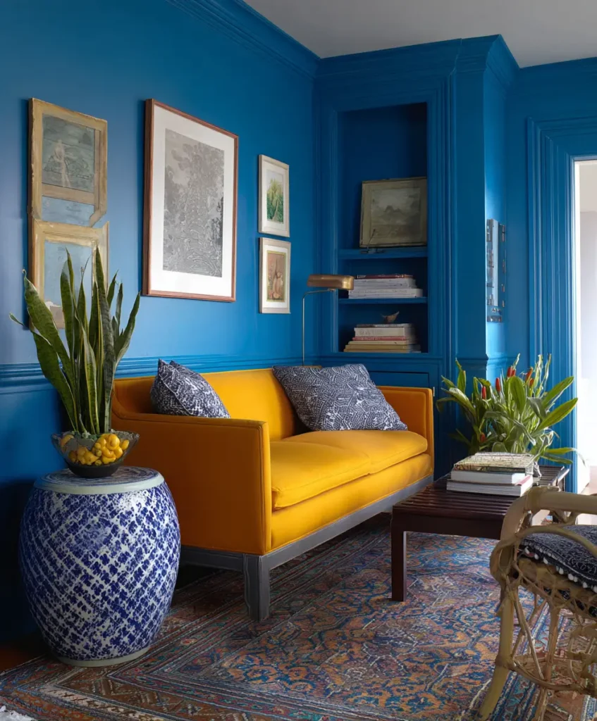 Accent Walls with Bold Colors