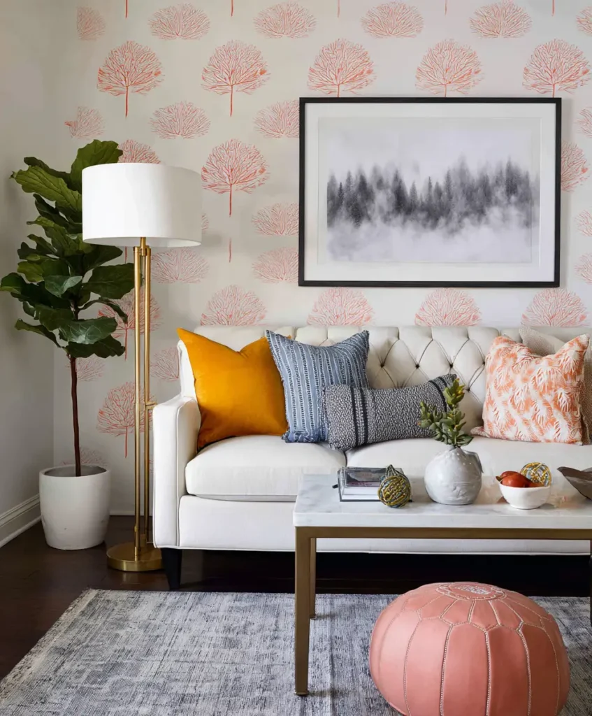 Add Color Through Wallpaper or Wall Decals