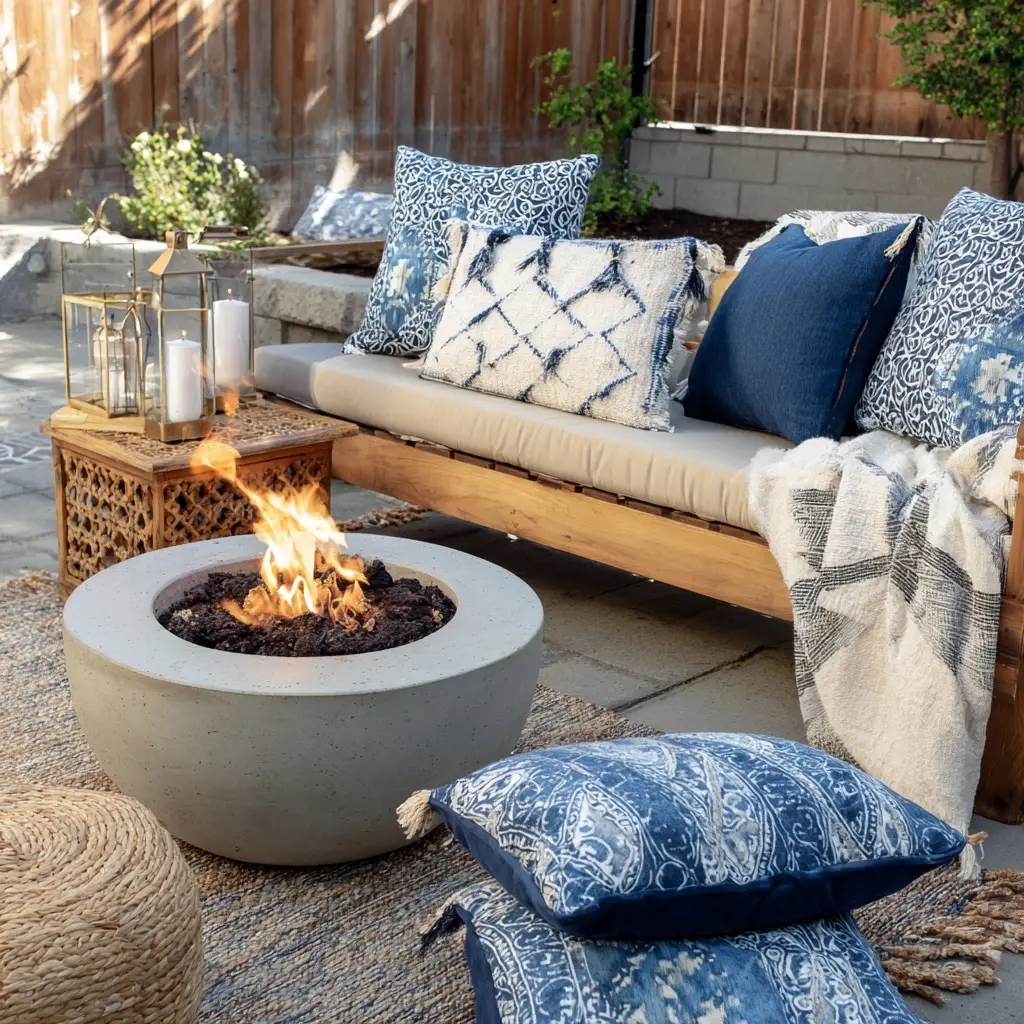 Add Texture with Throws and Pillows