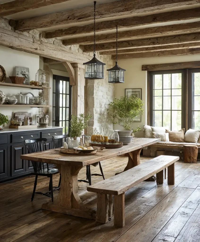 Add a Statement Farmhouse Table