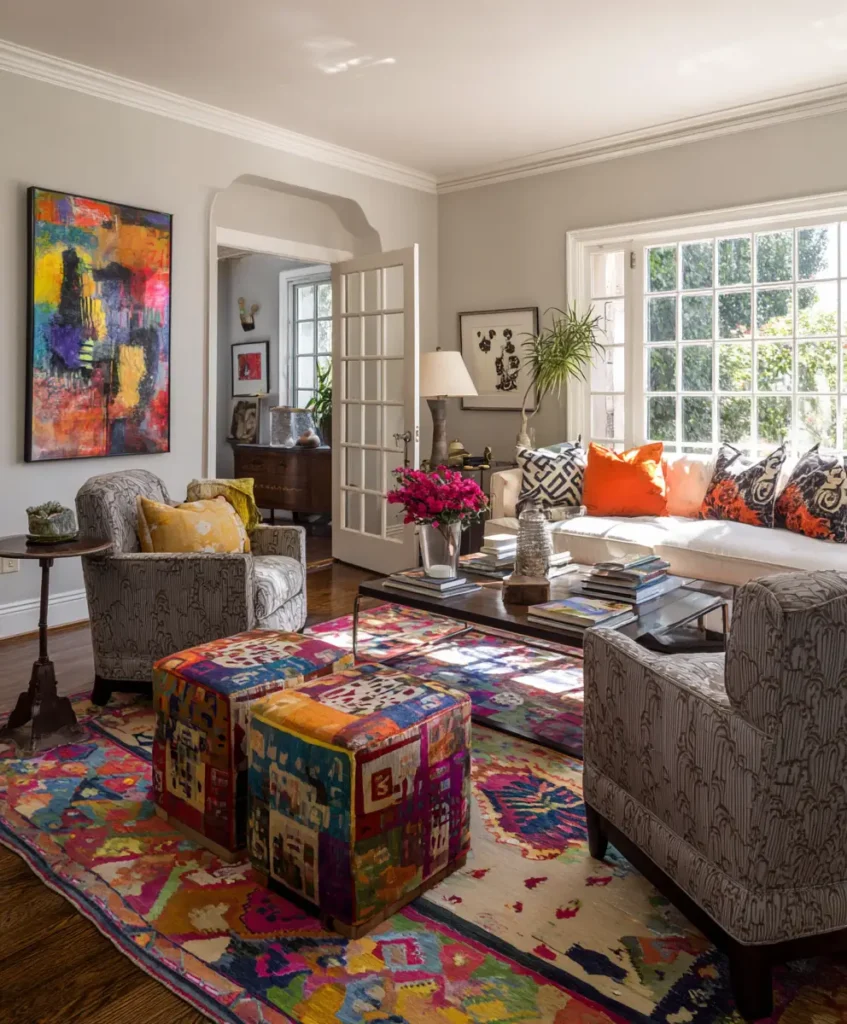 Add a Vibrant Rug