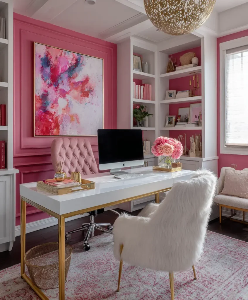 Bold Feminine Statement Wall