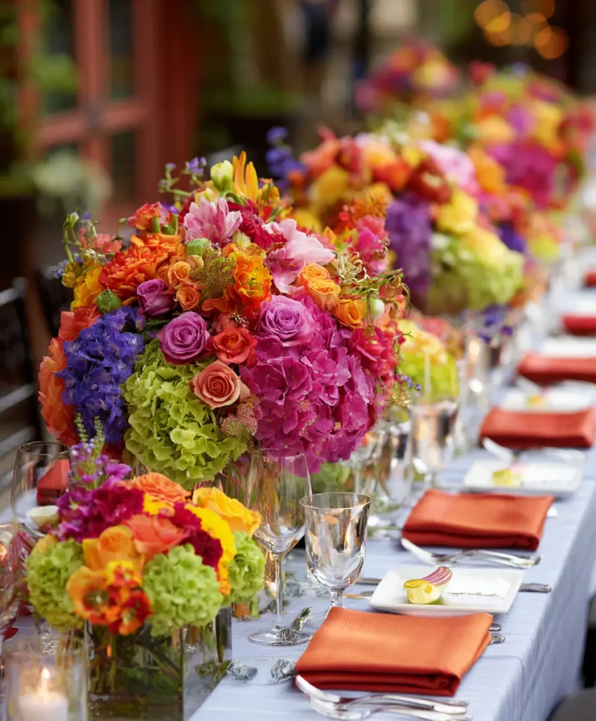 Bold Floral Centerpieces