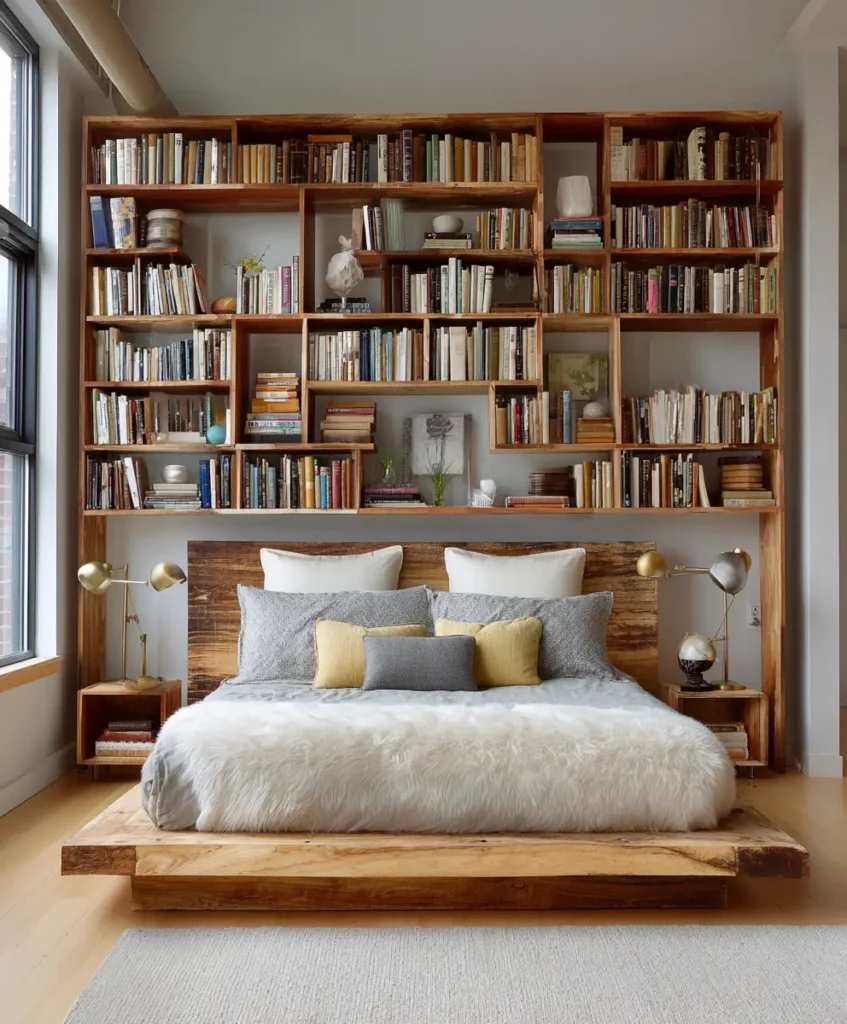 Bookshelf Headboard
