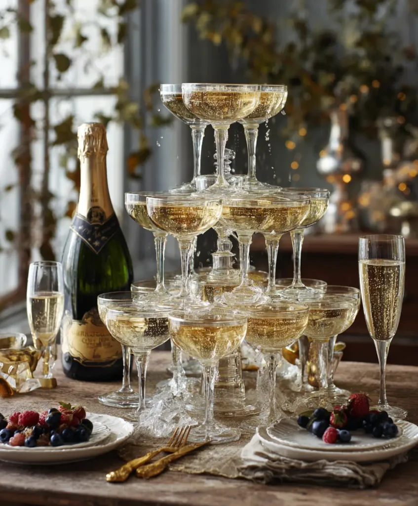 Champagne Tower Statement