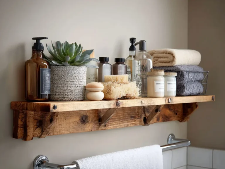 DIY Bathroom Shelf Ideas