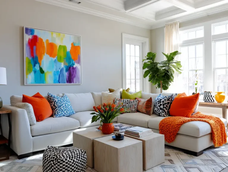 Easy Ways to Add Color to Neutral Homes