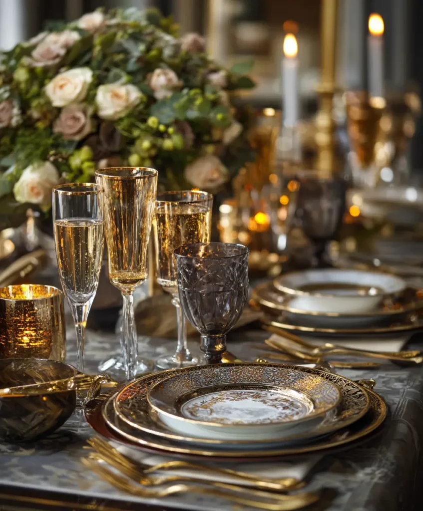Elegant Glassware Pairing