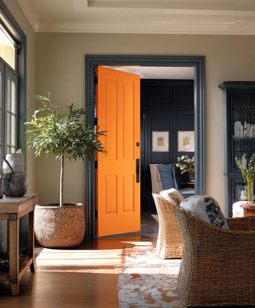 Experiment with Painted Doors and Trim