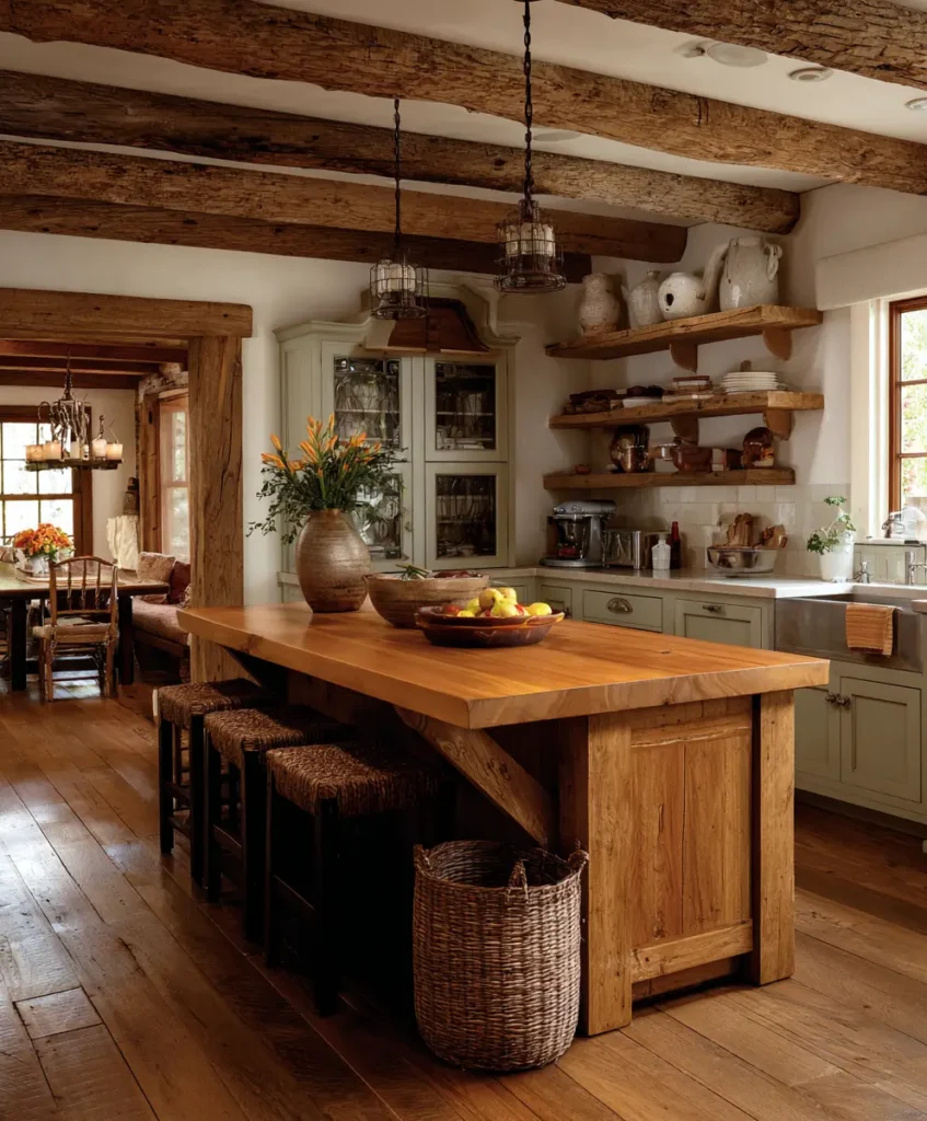 Expose Natural Wood Elements