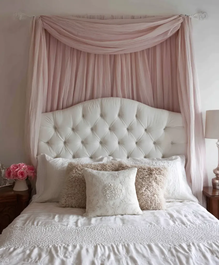 Fabric Drape Headboard