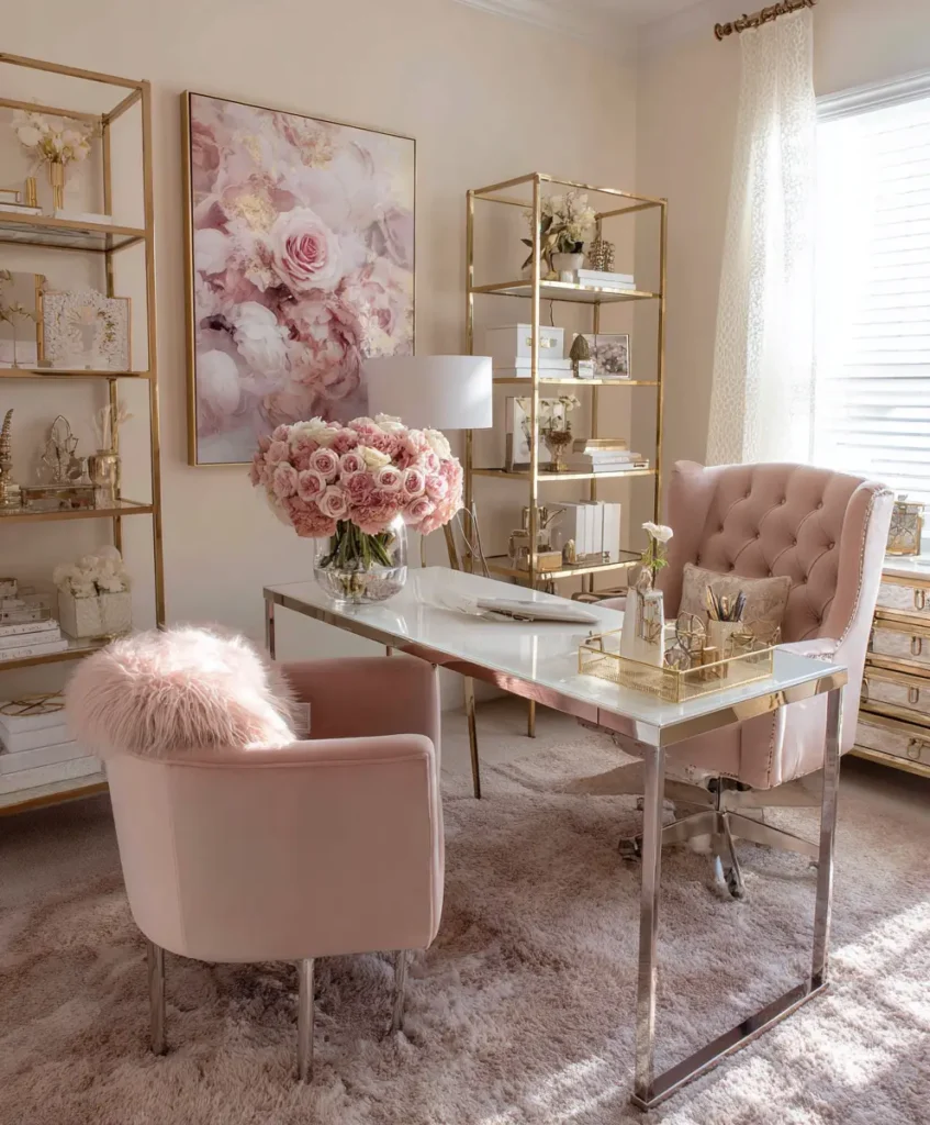 Feminine Glam with Mirrors and Light