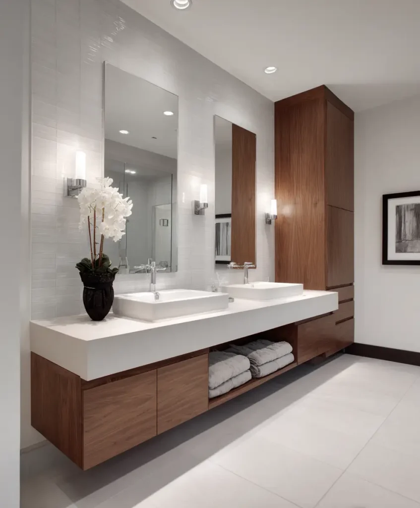 Floating Vanities for Visual Space
