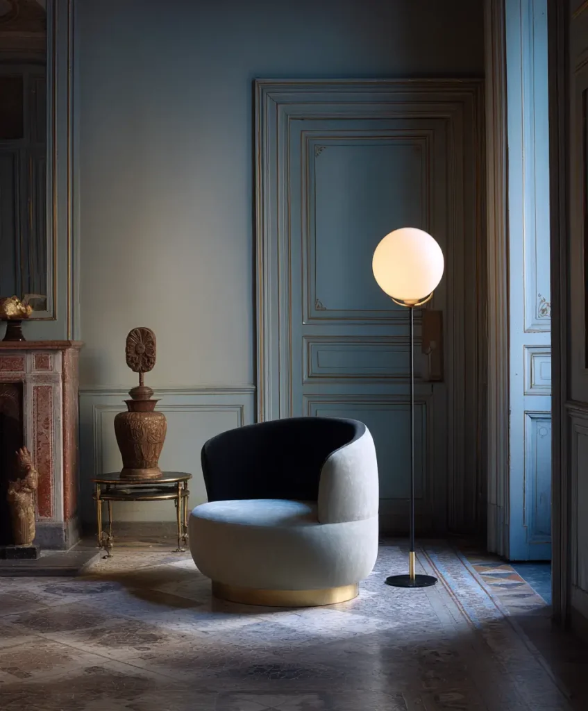 Floor Lamps as Sculptural Elements