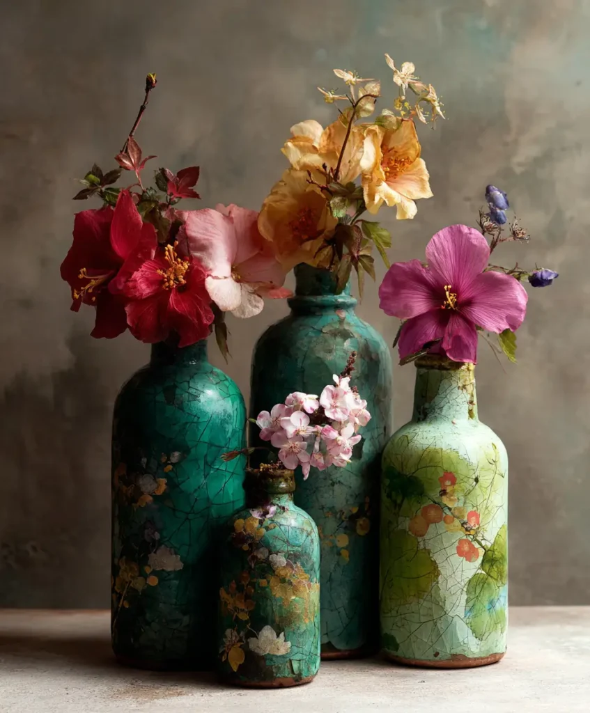 Floral Vases with a Twist