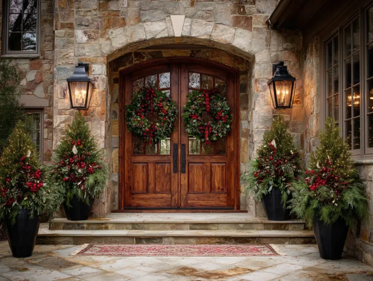 Holiday Wreath Ideas for Front Doors