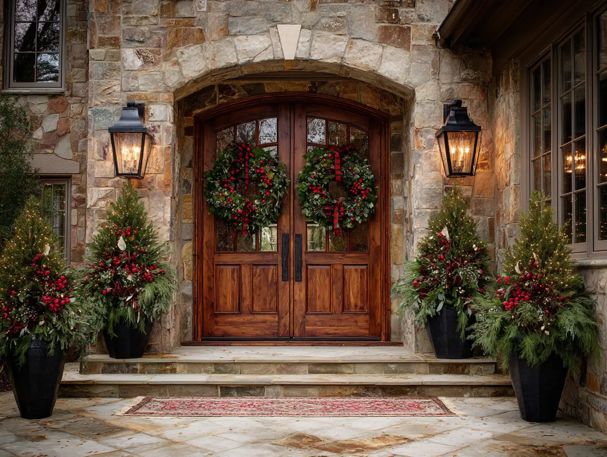 Holiday Wreath Ideas for Front Doors