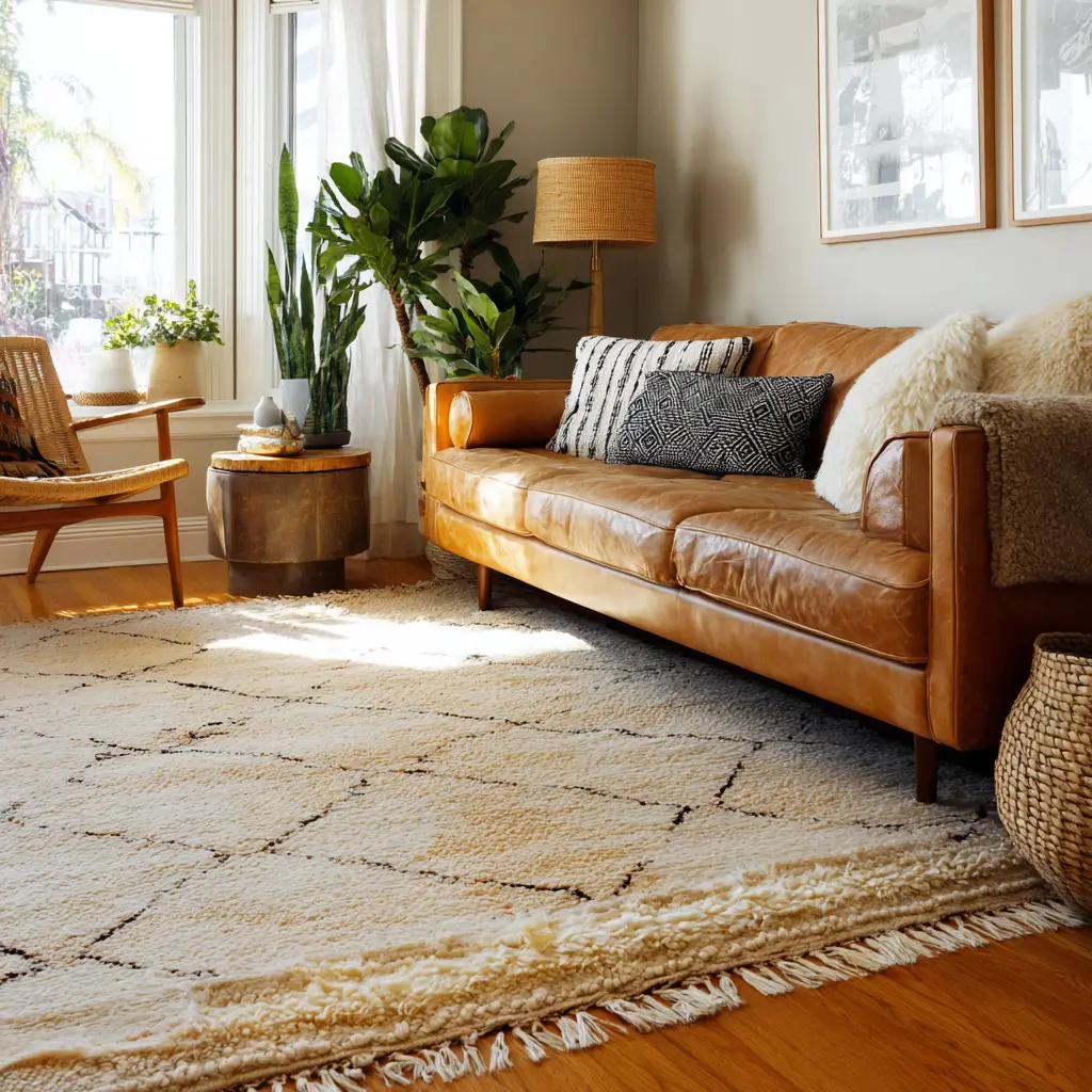 Layered Rugs for Depth