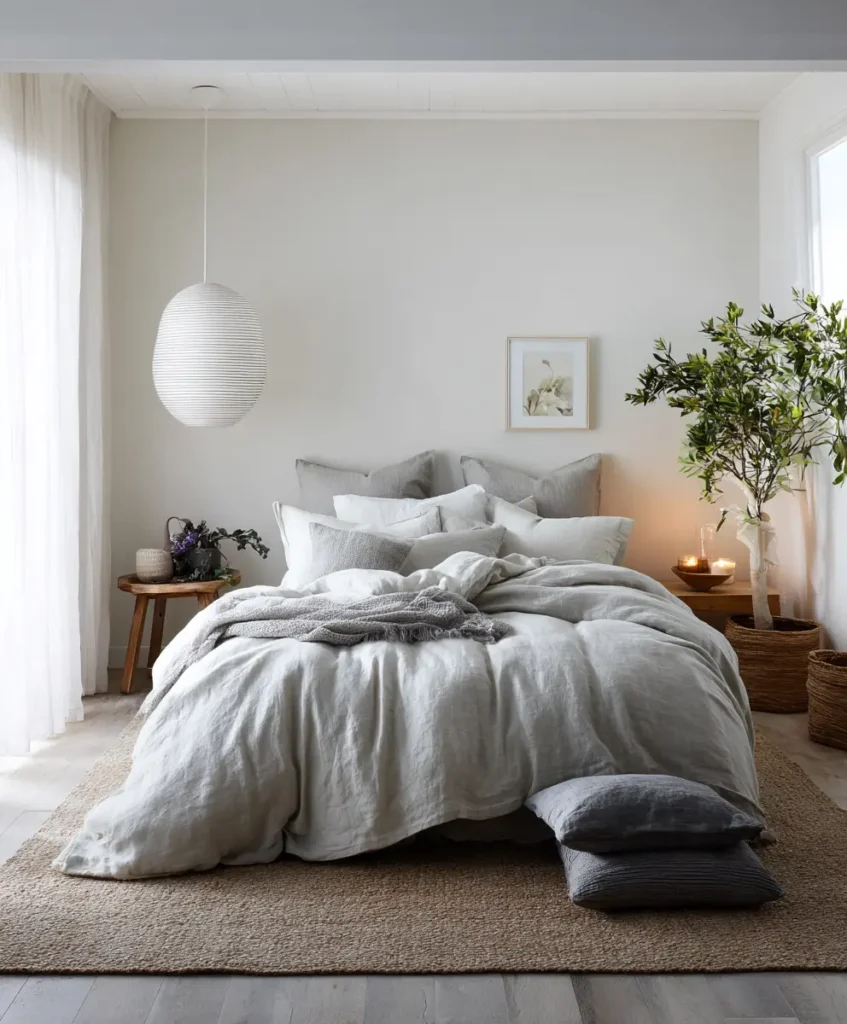 Linen Bedding Layers