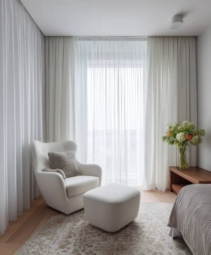 Minimalist Curtains or Blinds