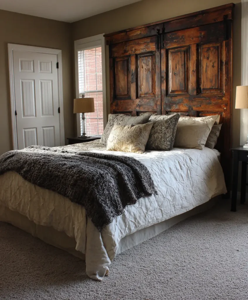 Old Door or Shutter Headboard