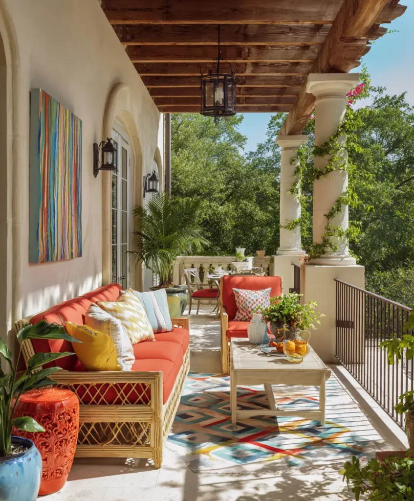 Refresh with Colorful Outdoor Touches