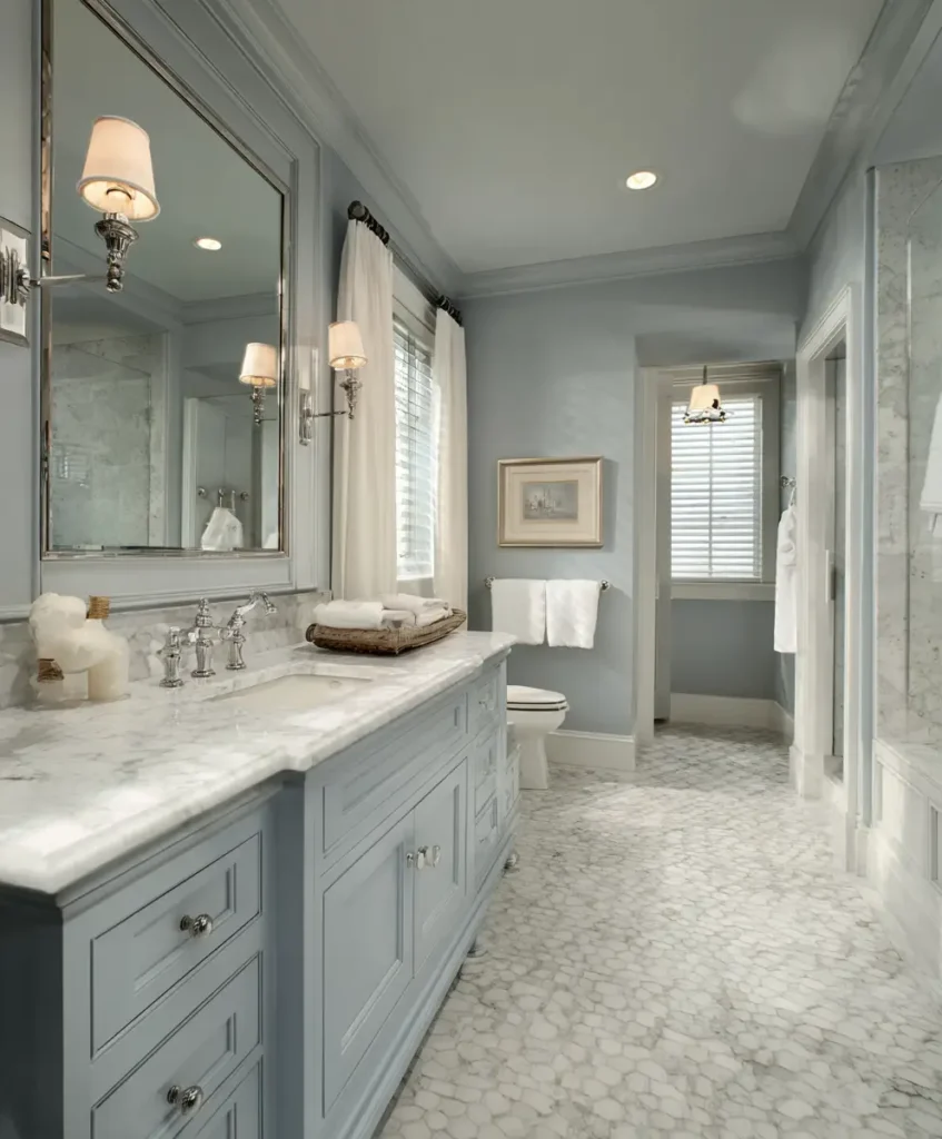 Soft Lavender and White