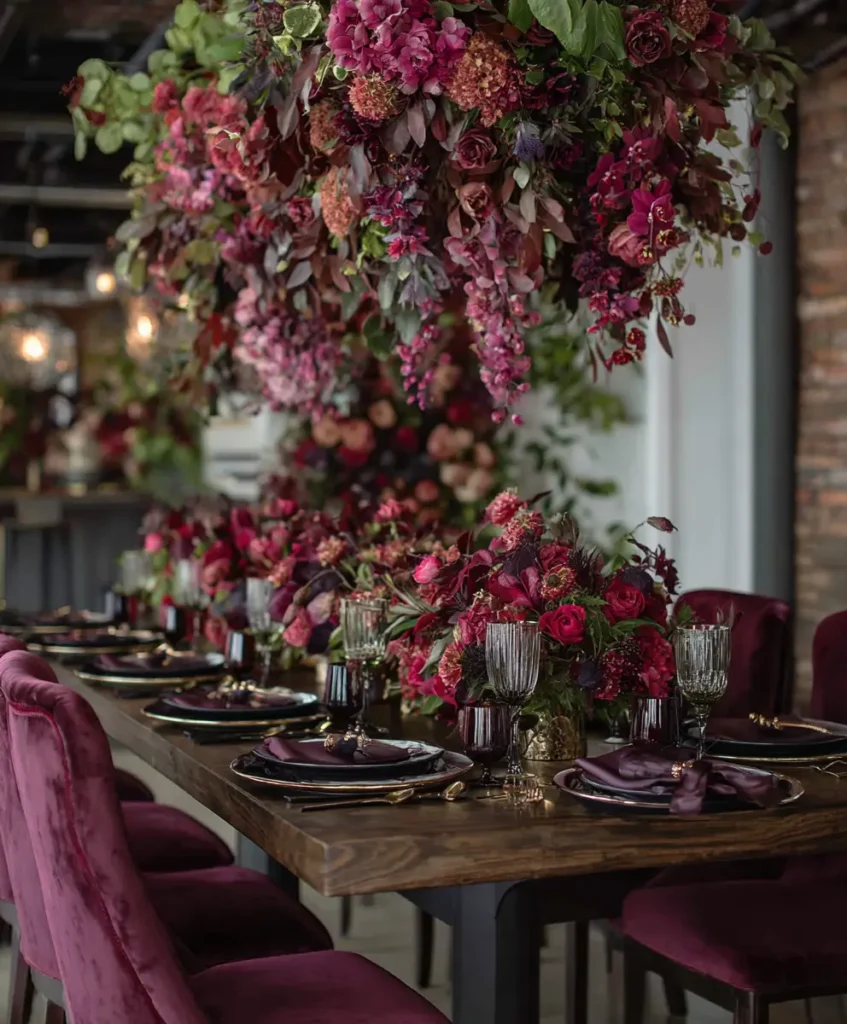 Statement Centerpiece with Fresh Florals