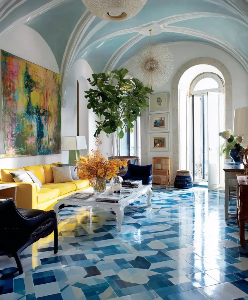 Statement Floors with Paint