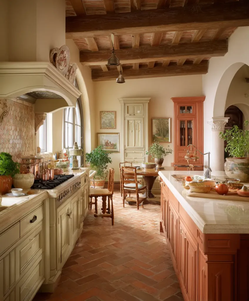 Terracotta and Cream