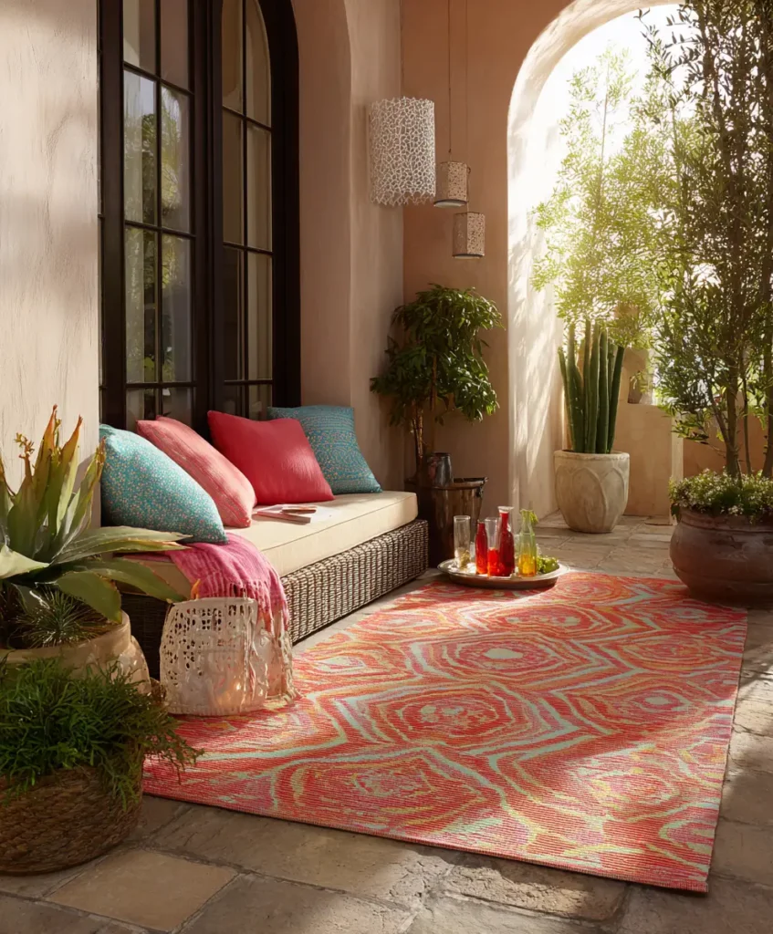 The Rug as a Room Divider