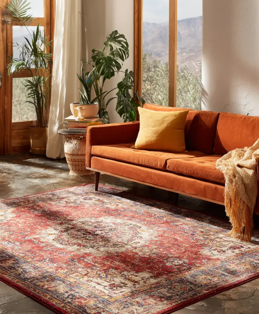 The Vintage-Inspired Persian Rug