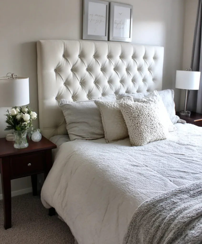 Upholstered Headboard with Tufting