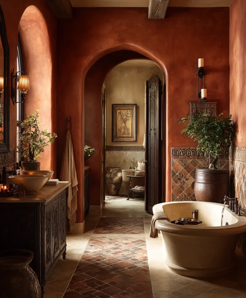 Warm Terracotta and Cream