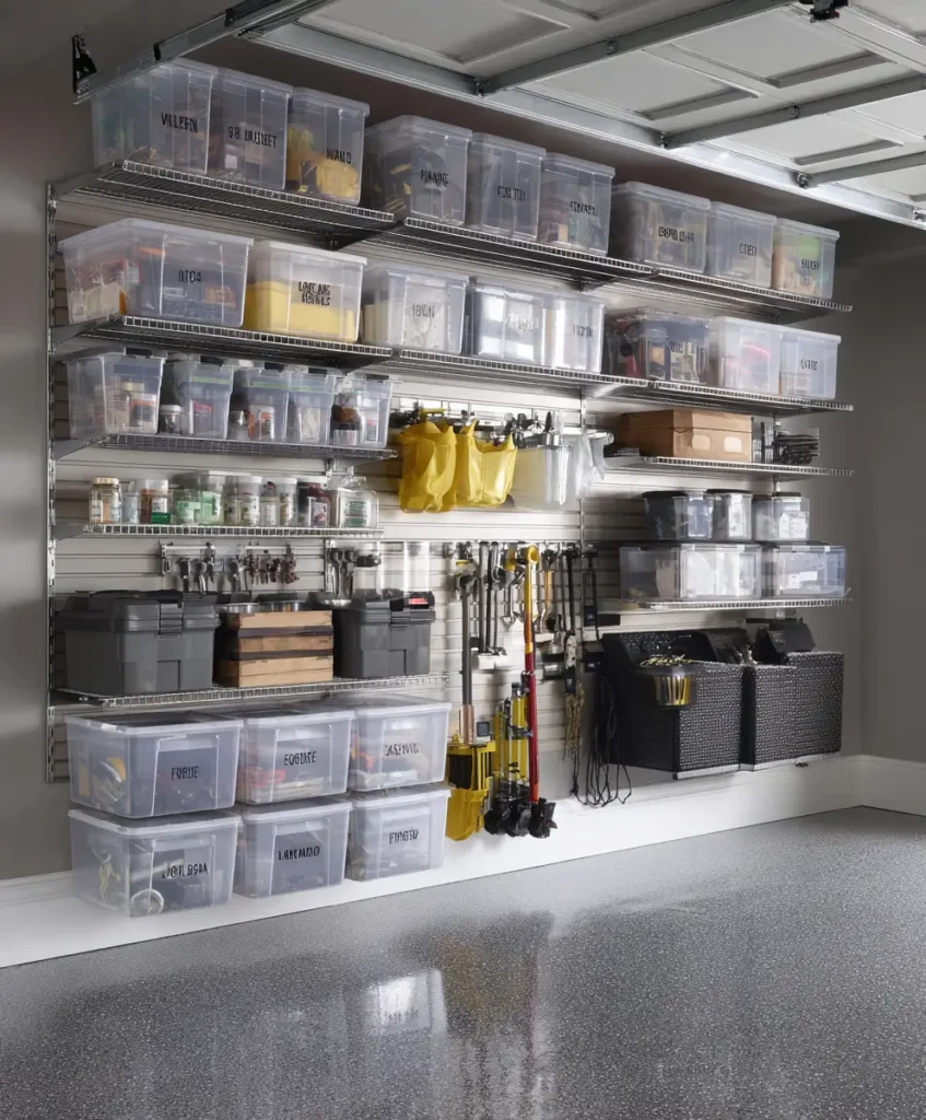 Add Clear Bins with Labels