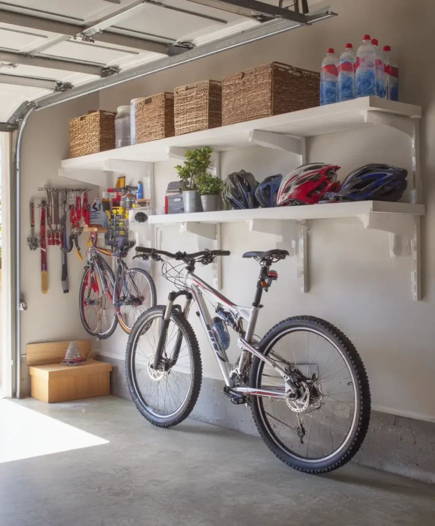 Add Wall-Mounted Shelving