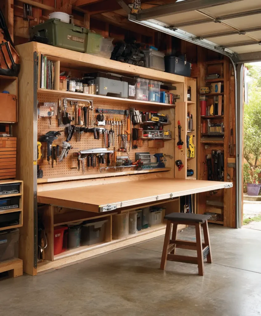 Add a Fold-Down Workbench