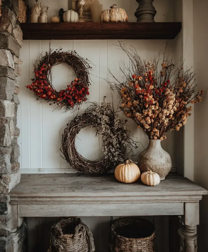 Burlap Table Runners with Gothic Accents