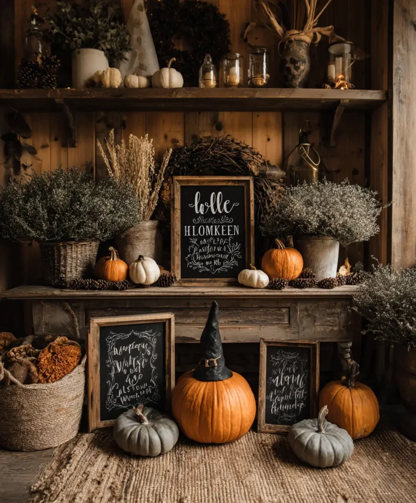 Chalkboard Signs with Seasonal Quotes