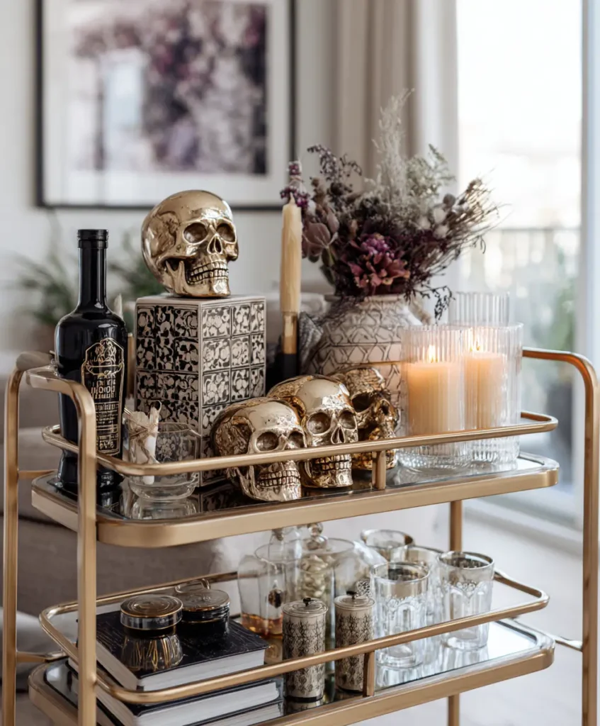 Chic Bar Cart Styling