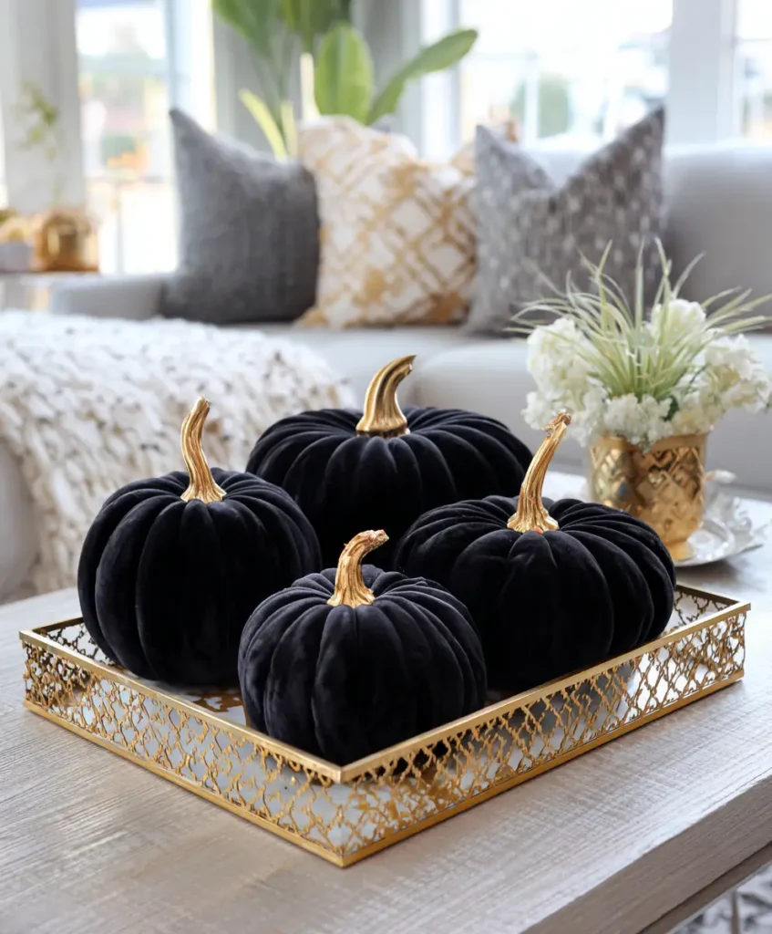 Velvet Pumpkins