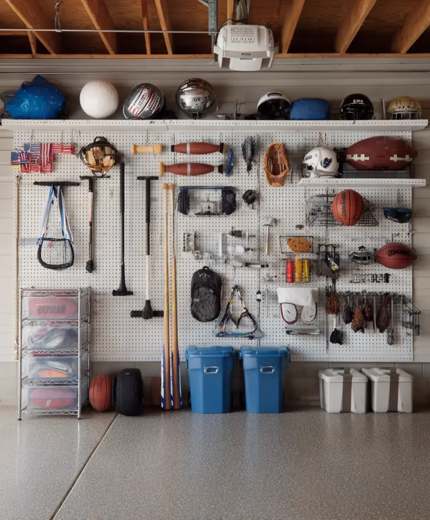 Create a Sports Gear Wall