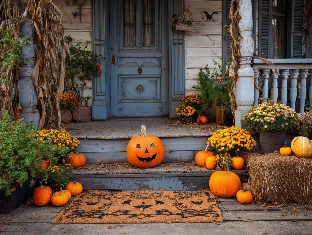 Creative Halloween Door Mat Ideas 2025 to Greet Guests in Style