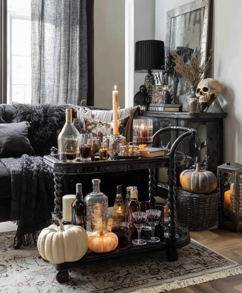 Creepy Chic Bar Cart