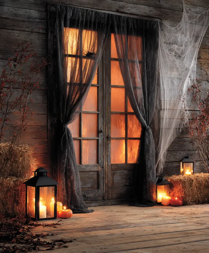 Creepy Window Curtains