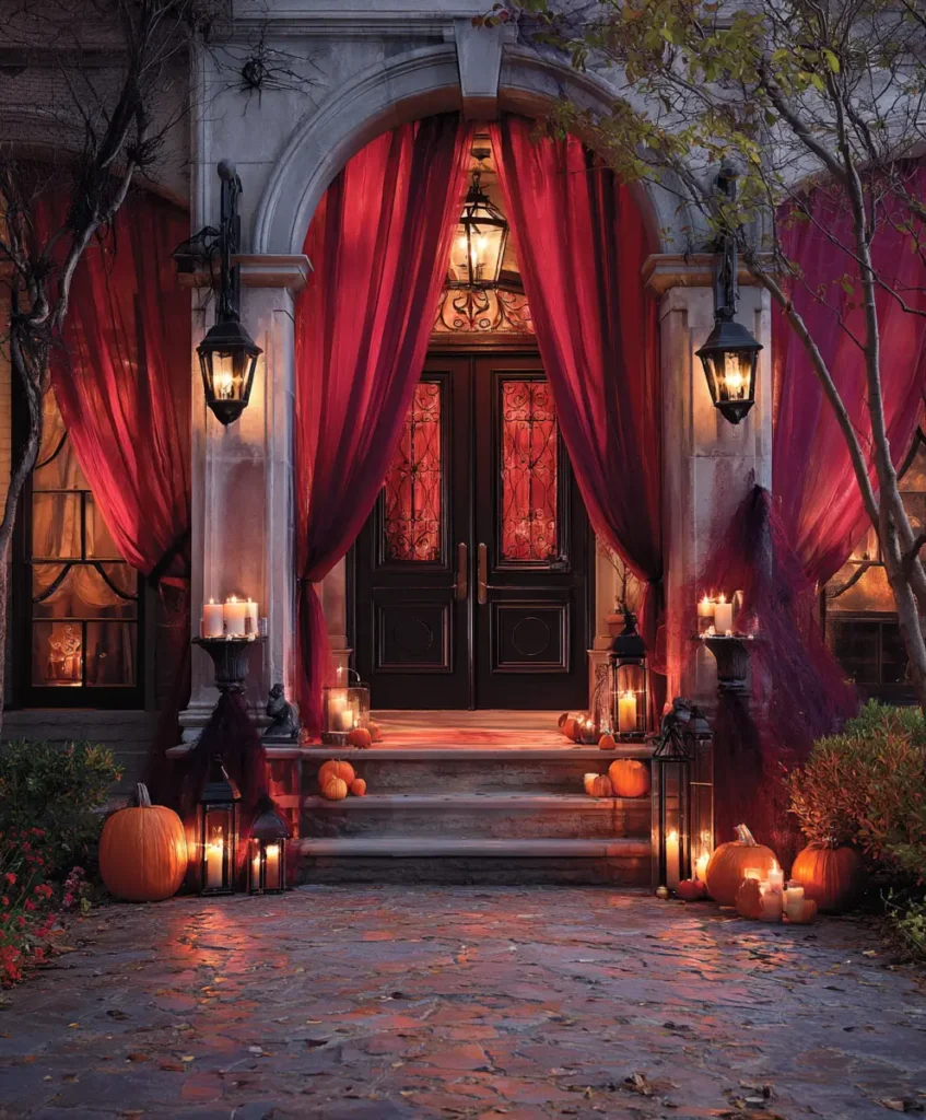 Dramatic Door Curtains
