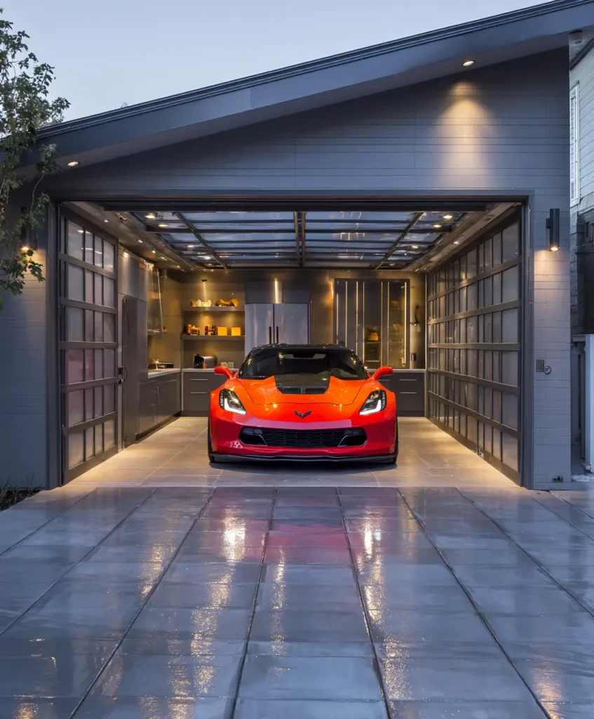 Entertainment-Ready Garages