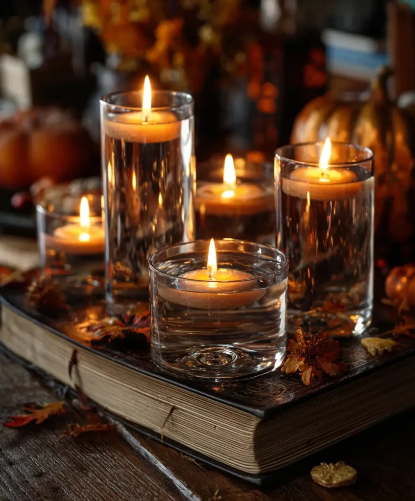 Floating Candles for a Harry Potter Vibe